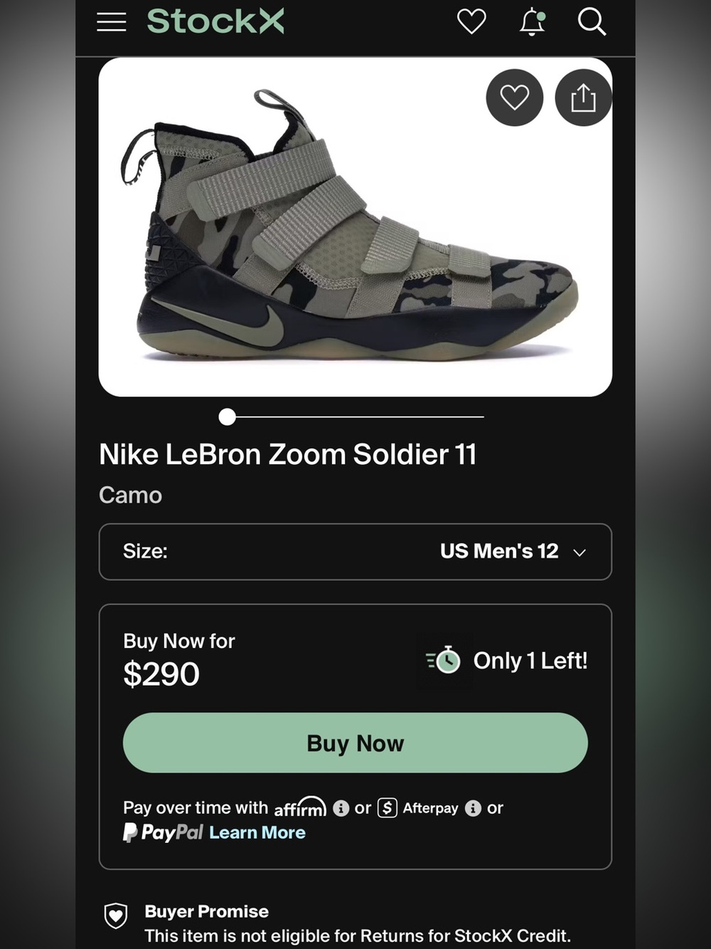 Men's Nike LeBron Zoom Soldier 11’s